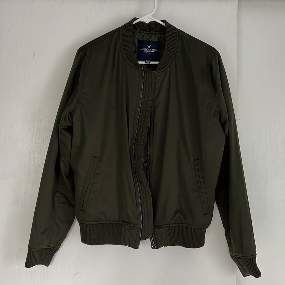 Green Puffer Jacket American Eagle